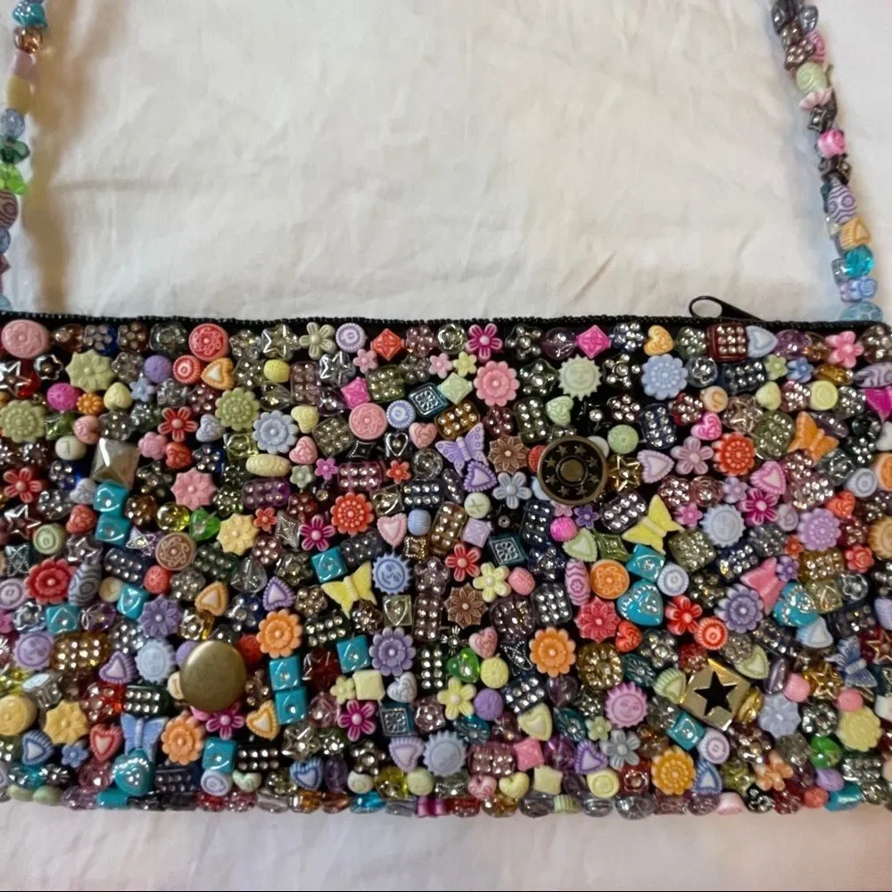 Beaded Shoulder Bag and Kids Crossbody bundle